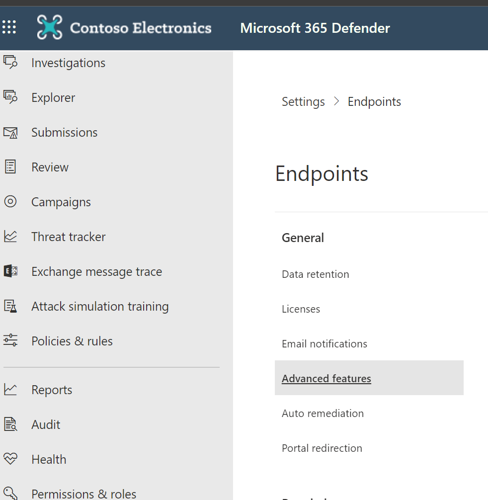How to configure Microsoft Defender for Endpoint Advanced Features ...