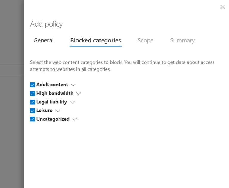 Web Content Filtering with Microsoft Defender for Endpoint Advanced
