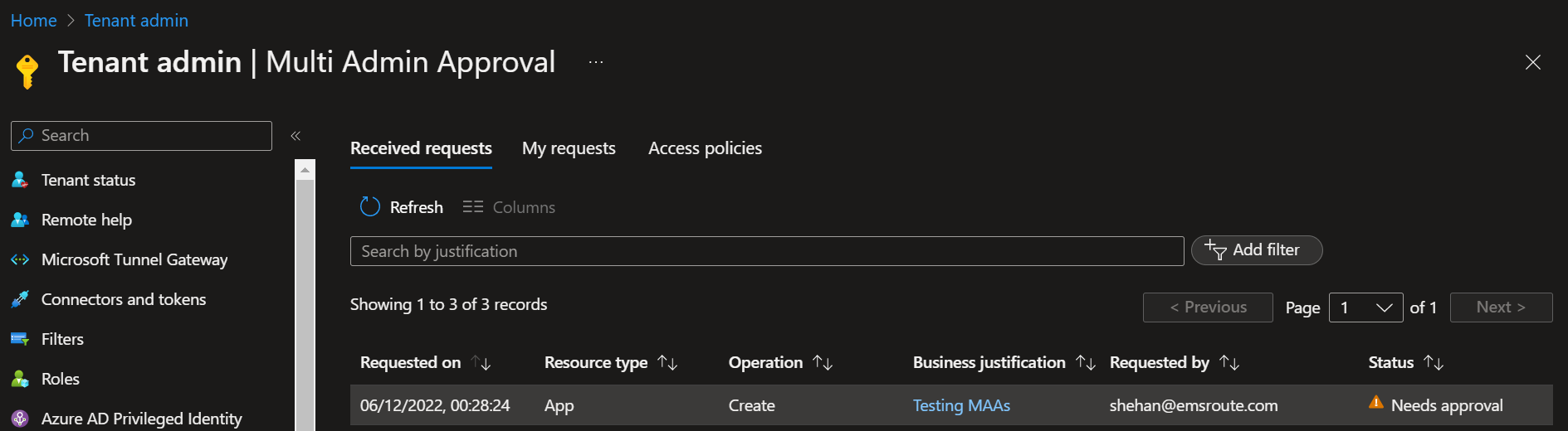 How to Configure Multiple Admin Approvals Over Intune Resources – EMS Route