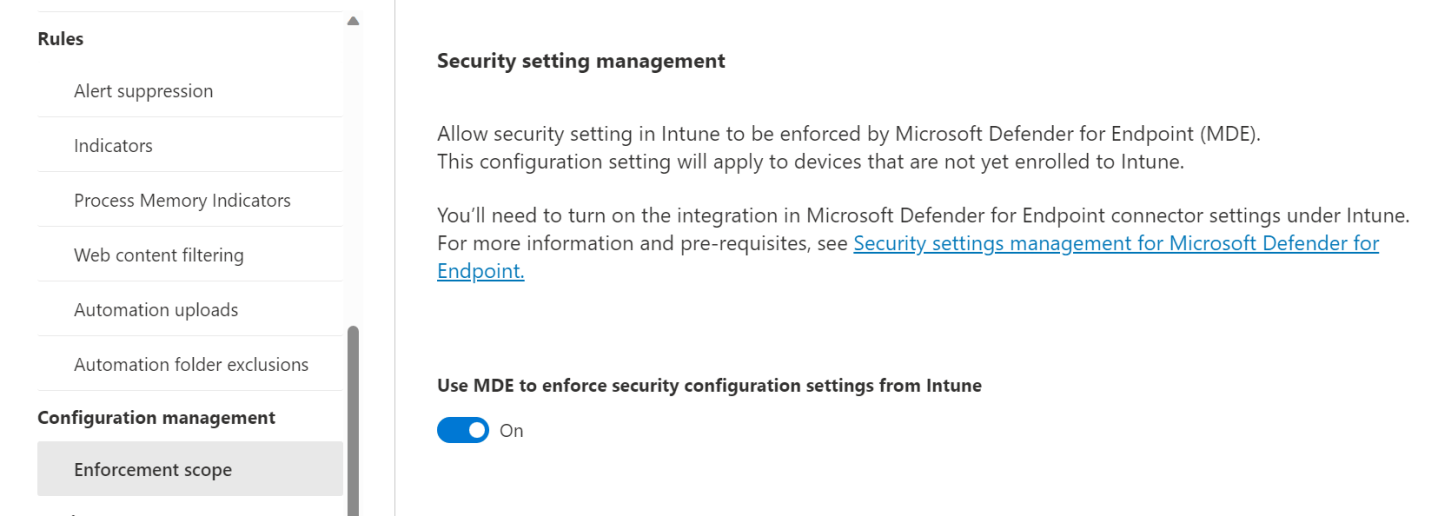 How to Enable the New Security Settings Management Feature in Defender ...