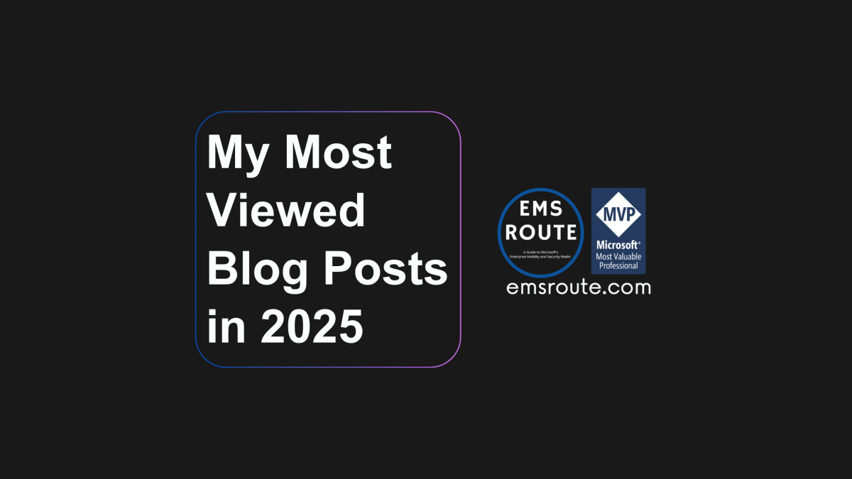 My Most Viewed Blog Posts in&nbsp;2025